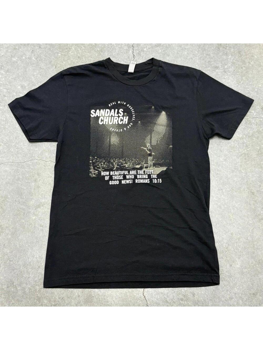 Next Level Apparel Sandals Church T Shirt